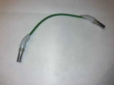 Top-Seller Video Koaxial Kabel 0,6/3,7 grün - 75 Ohm Länge 0,3m