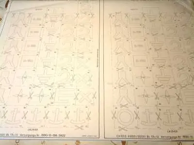 Orginal Abziehbilder vom Hubschrauber Sikorsky CH 53 G Bl.13 v.13 Billig