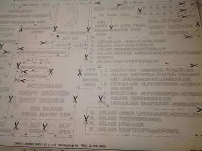 Orginal Abziehbilder vom Hubschrauber Sikorsky CH 53 G Nr.4 Preis Gesenkt