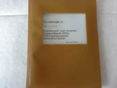 Markenprodukt Strahlenspür- und Verstrahlungsmeßgerät (SVG) Strahlenmessgerät Geigerzähler SV 500 Kugelfischer, TDv 6665/006-14