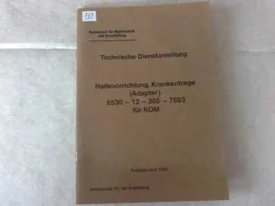 Haltevorrichtung, Krankentrage (Adapter) für KOM Nur Heute