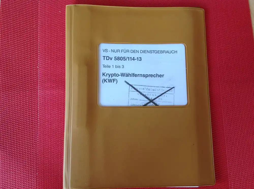Krypto-Wählfernsprecher (KFW), TDv 5805/114-13 Sichere Zahlung