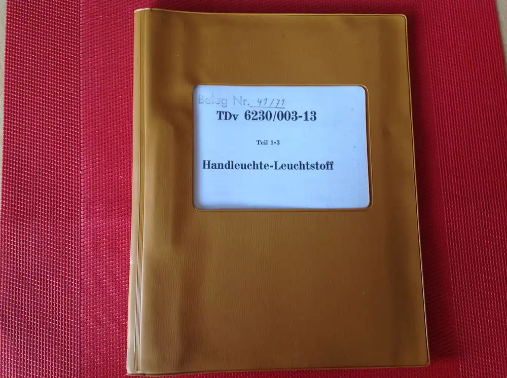 Handleuchte - Leuchtstoff, TDv 6230/003-13 Direktkauf