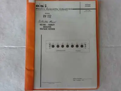 ESI Resistive Voltage Divider Model RV 722 Billig