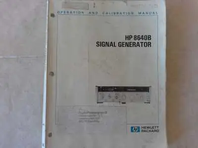 Super-Preis Hewlett Packard Signal Generator HP 8640B