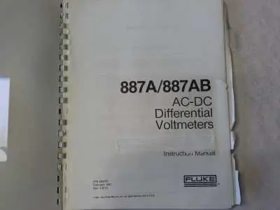 Fluke AC-DC Differential Voltmeters 887A / 887AB Billig