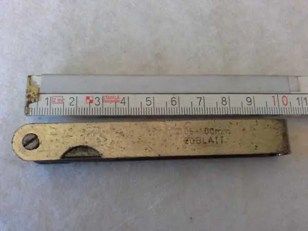 Sonderangebot Fühlerlehre 0,05 - 100 mm / 20 Blatt