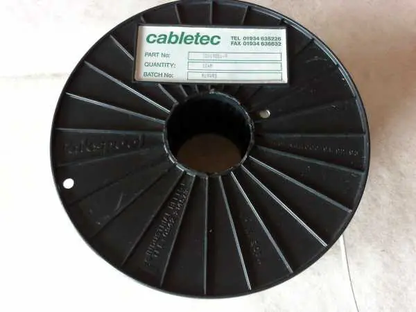 Ausverkauf Teflon-Kabel 2,4 mm weiß - 124m Länge