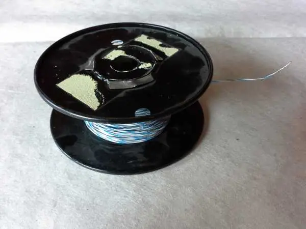 Neue Kollektion PVC-Kabel 1,0 mm weiß,grau,blau - 100m Länge