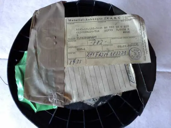 Elektro-Draht 1,2mm grau - 782m Länge Preisknaller
