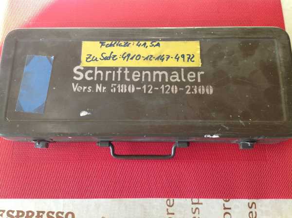 Schriftenmalersatz, Schablonenausstattung der Bundeswehr Top-Seller