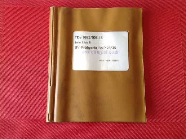 BV-Prüfgrät BVP 25/35, TDv 6625/005-15 Rabatt