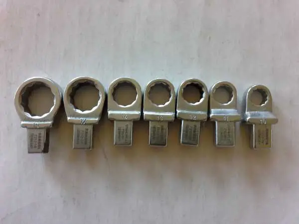 Günstig 1 Satz Einsteck-Ring-Schlüssel ½ Antrieb - 7 Stück"