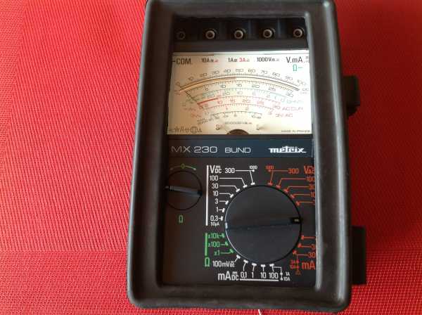 Sonderangebot Multimeter-Voltmeter Metrix MX 230