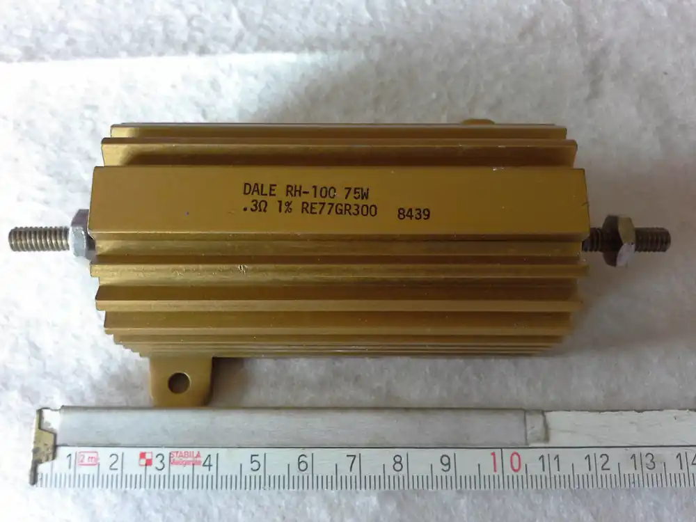Aluminium Drahtwiderstand Dale RH-100/75W/3 Ohm -1% Bestpreis