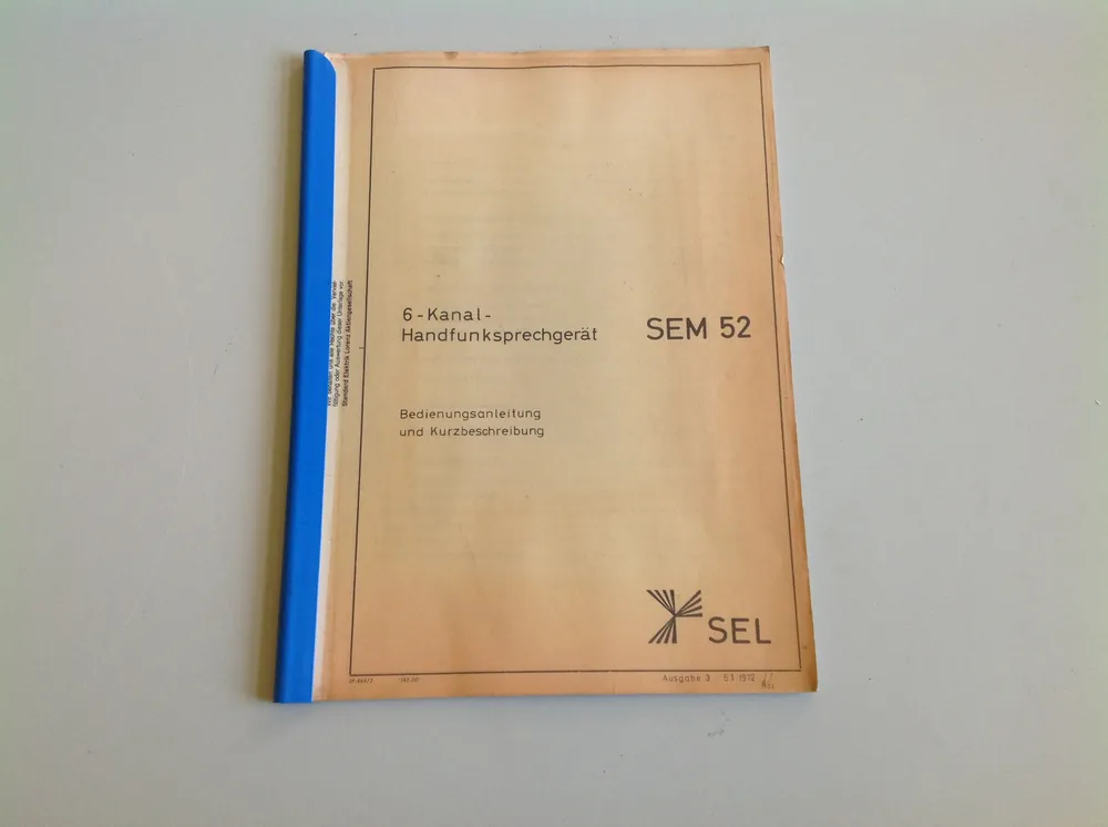 Schneller Versand SEM 52 6-Kanal-Handfunksprechgerät