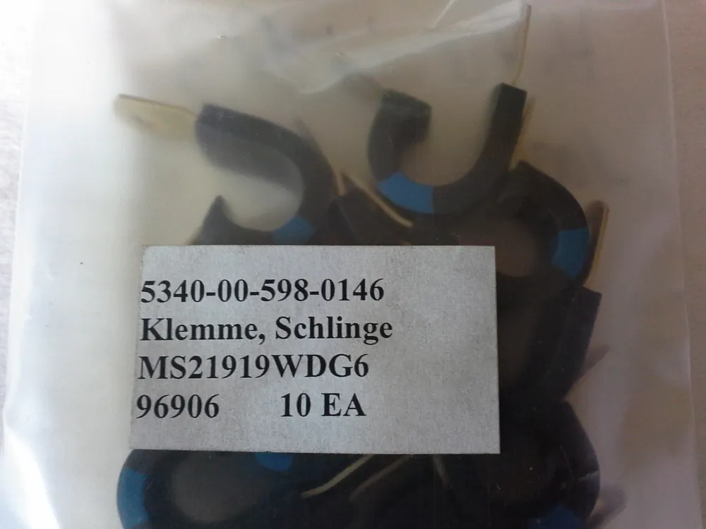 Direkt Vom Hersteller 10 x Rohrschelle mit Gummiprofil MS21919WDG6