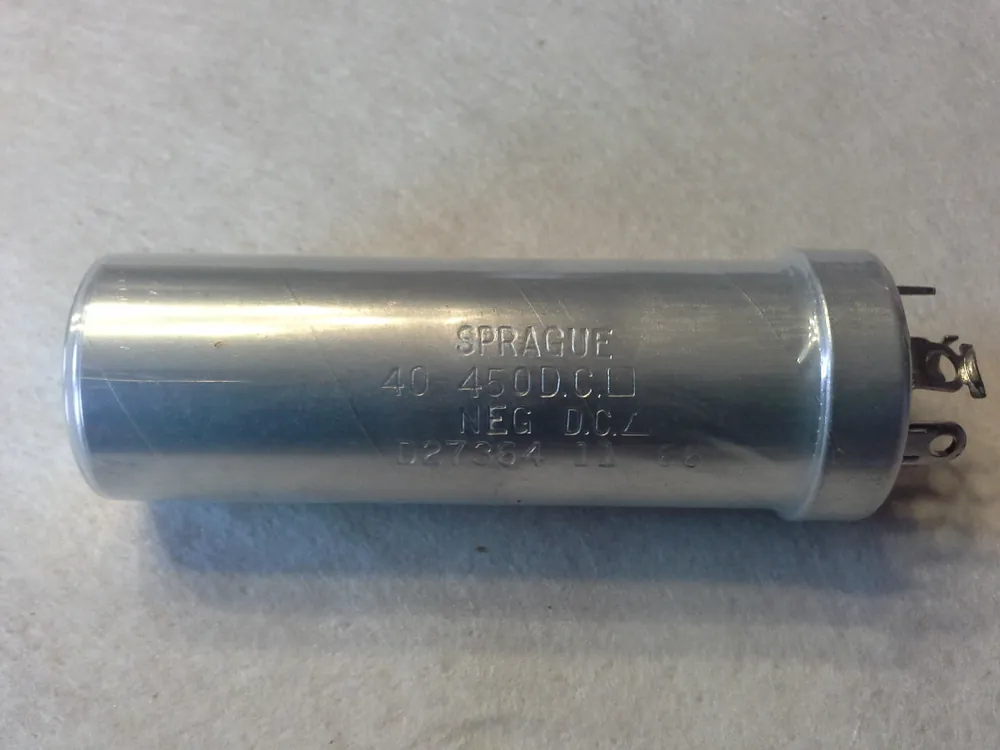 Sprague Kondensator 40µ - 450VDC Top-Preis