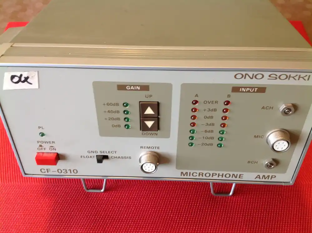 Aktuell Ono Sokki CF-0310 Mikrofonverstärker