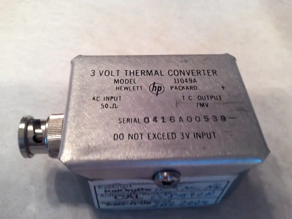 Hewlett Packard 11049A - 3Volt Thermal Converter Nur Für Kurze Zeit