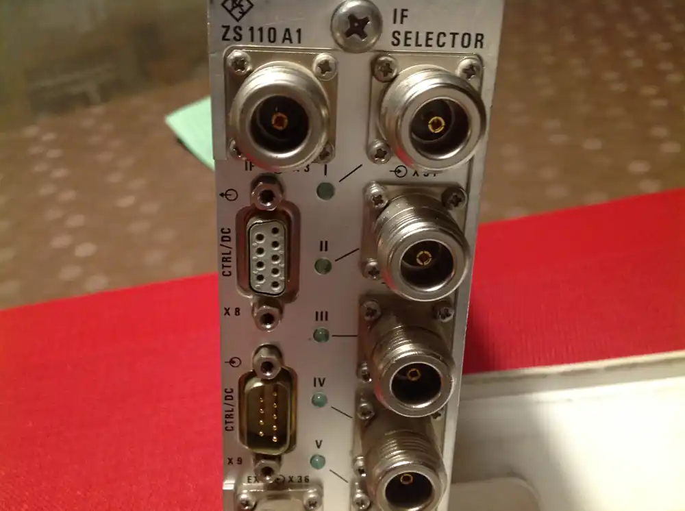 Sichere Zahlung Rohde & Schwarz Hochfrequenz-Schaltgruppe Model ZS 110 A1 IF - Selector ( Oszillator )