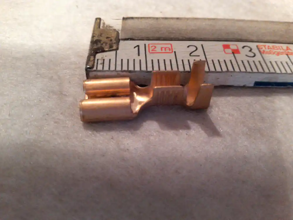Ausverkauf 46 x Stecker - Anschlußstück 6,3 - 4