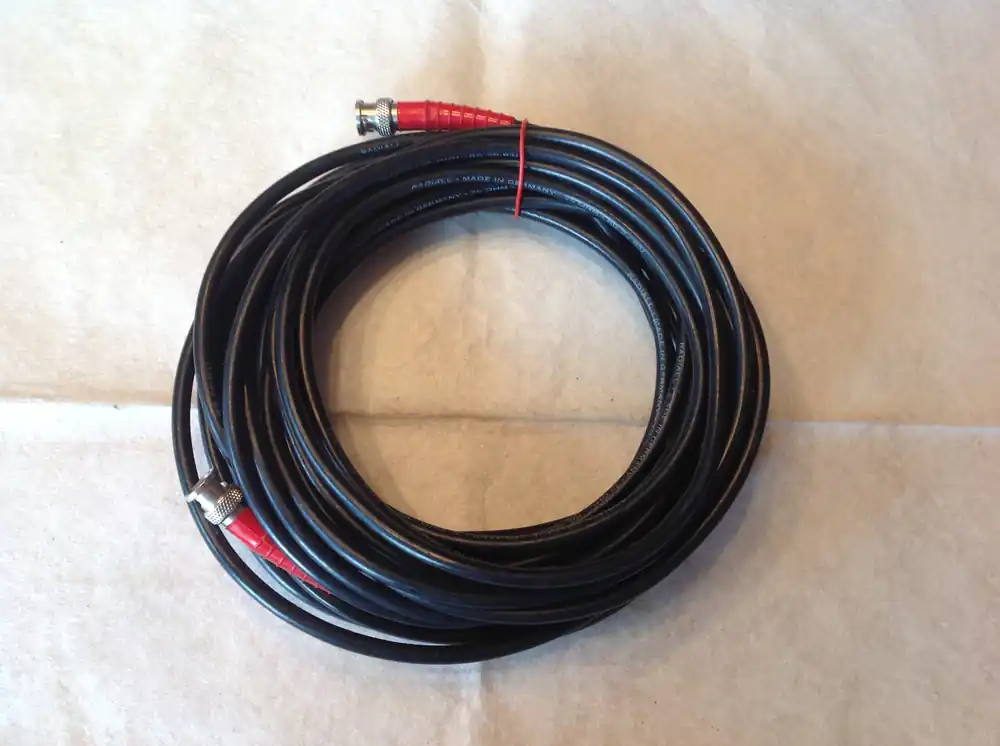 Hochfrequenzkabel 75 Ohm-RG.59B/U mit 2 x BNC-Stecker - Länge 7,50m Neue Kollektion