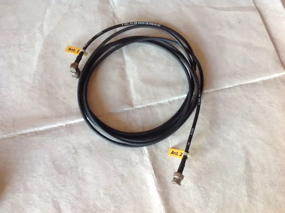 Hochfrequenzkabel 14/2-J11 - SEL 56 mit 1 x BNC-Stecker gerade und 1 x BNC Winkelstecker-Länge 3,20m Sonderangebot
