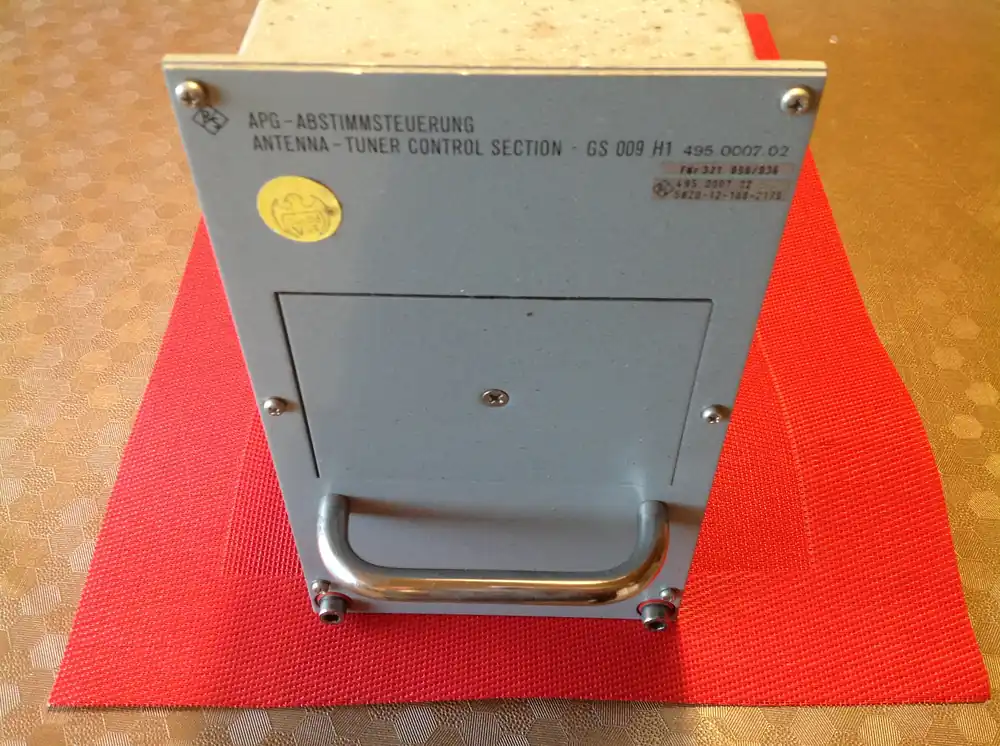 Aktuell Rohde & Schwarz APG-Abstimmsteuerung / Antenna-Tuner Control Section GS 009 H1