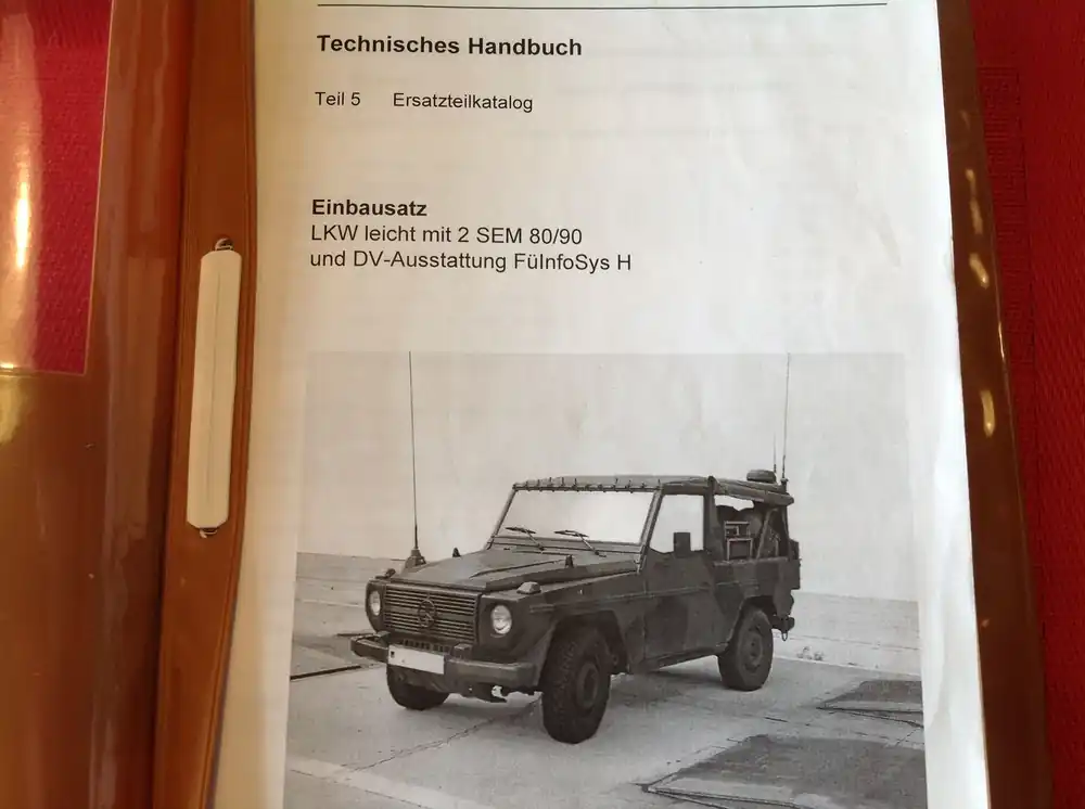 Bestseller Einbausatz LKW leicht mit 2 SEM 80/90 und DV-Ausstattung FüInfoSys H
