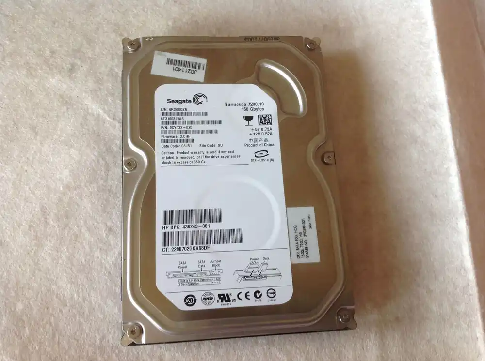 Seagate Barracuda 7200.10 160 GB HDD Festplatte ST3160815AS Neue Kollektion