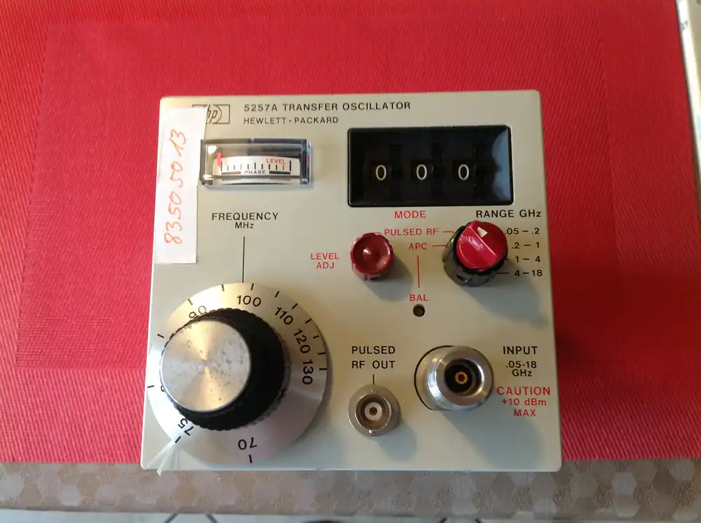 Hewlett Packard Transferoszillator 5257 A Top-Seller