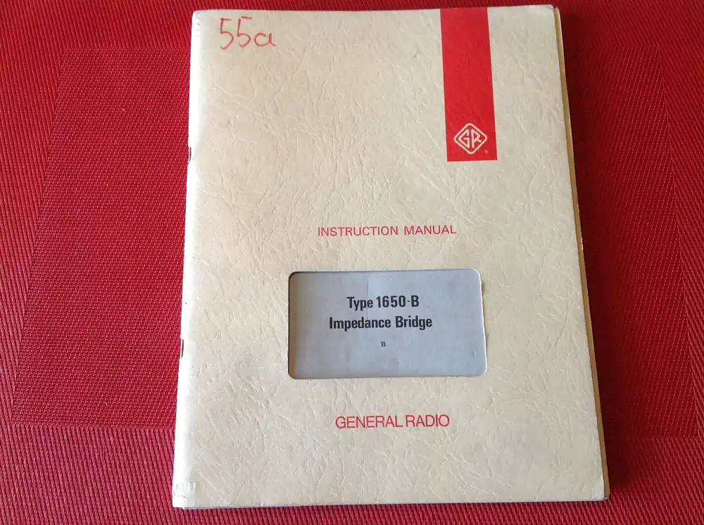 General Radio Impedance Bridge Type 1650-B Jetzt Bestellen