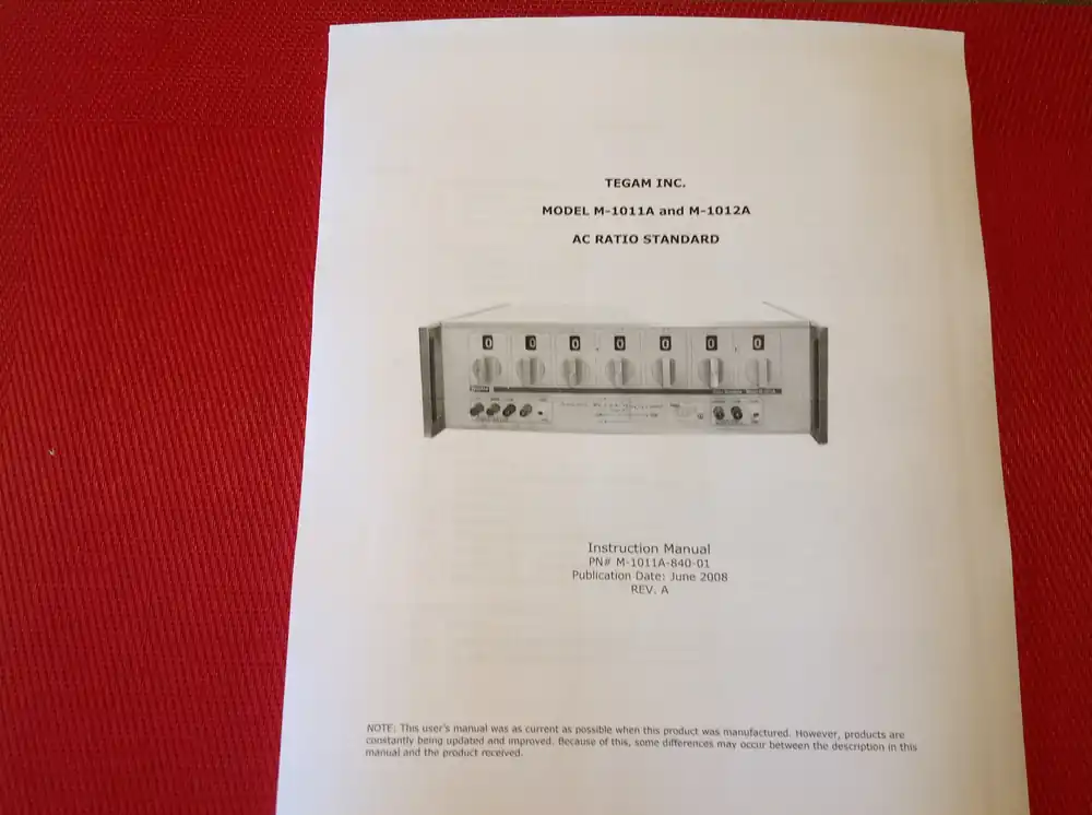 EATON Advanced Electronics Ratio Standard Mod. 1011A Instructions Manual Preiswert