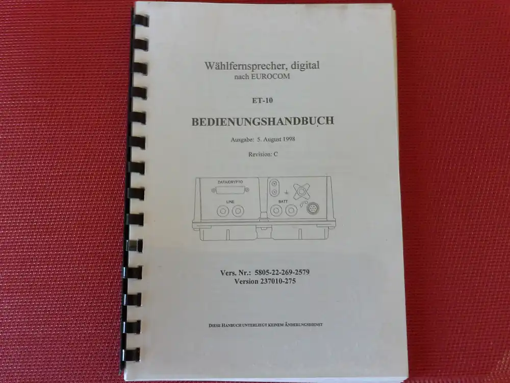 Wählfernsprecher, digital nach EUROCOM Therma ET-10 Billig
