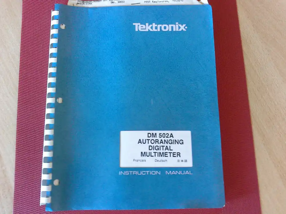 Tektronix Digital Multimeter DM 502A Aktuell