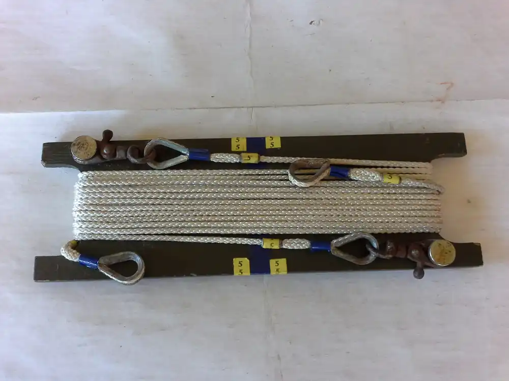 Perlon-Abspannseil Ø 4mm mit Haspel - 2 x 5m Sichere Zahlung
