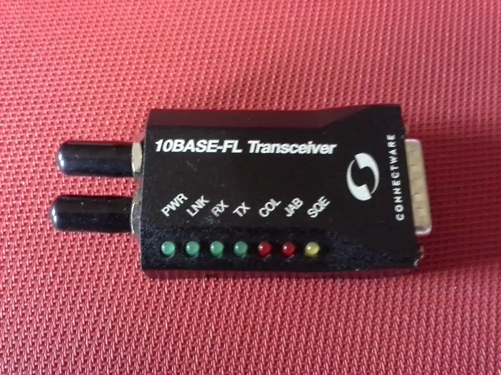 10BASE-FL Fiber Optic Transceiver Connectware 98099-5 Finale Aktion