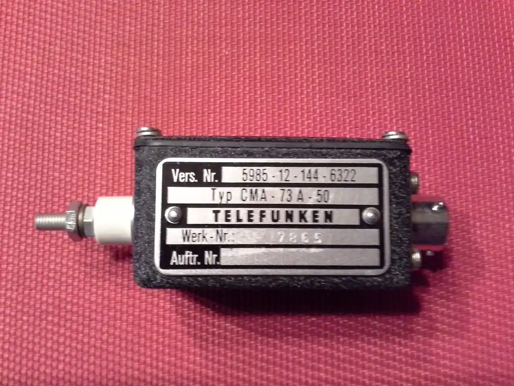 Preis Gesenkt Telefunken ADF Antennenkoppler Typ CMA-73A-50