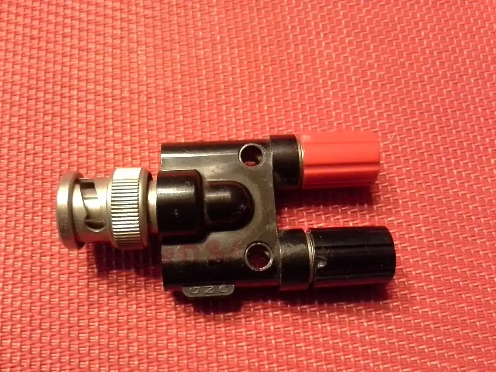 Adapter BNC Stecker auf Bananenbuchsen Echt