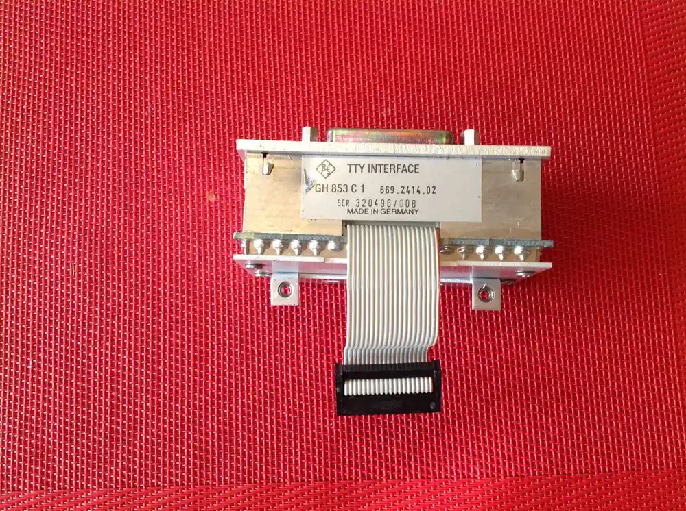 Rohde & Schwarz Sender/Empfänger XK 852 C1 TTY Interface GH 853 C1 Aktuell