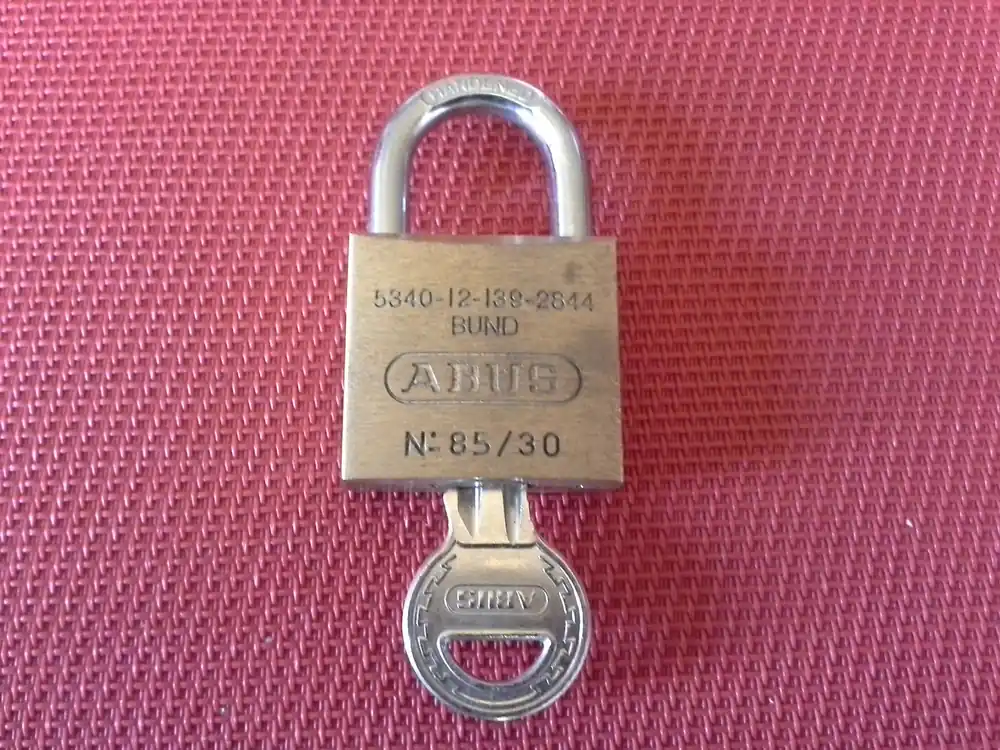 Neuheit Abus Vorhängeschloss Messing 85/30