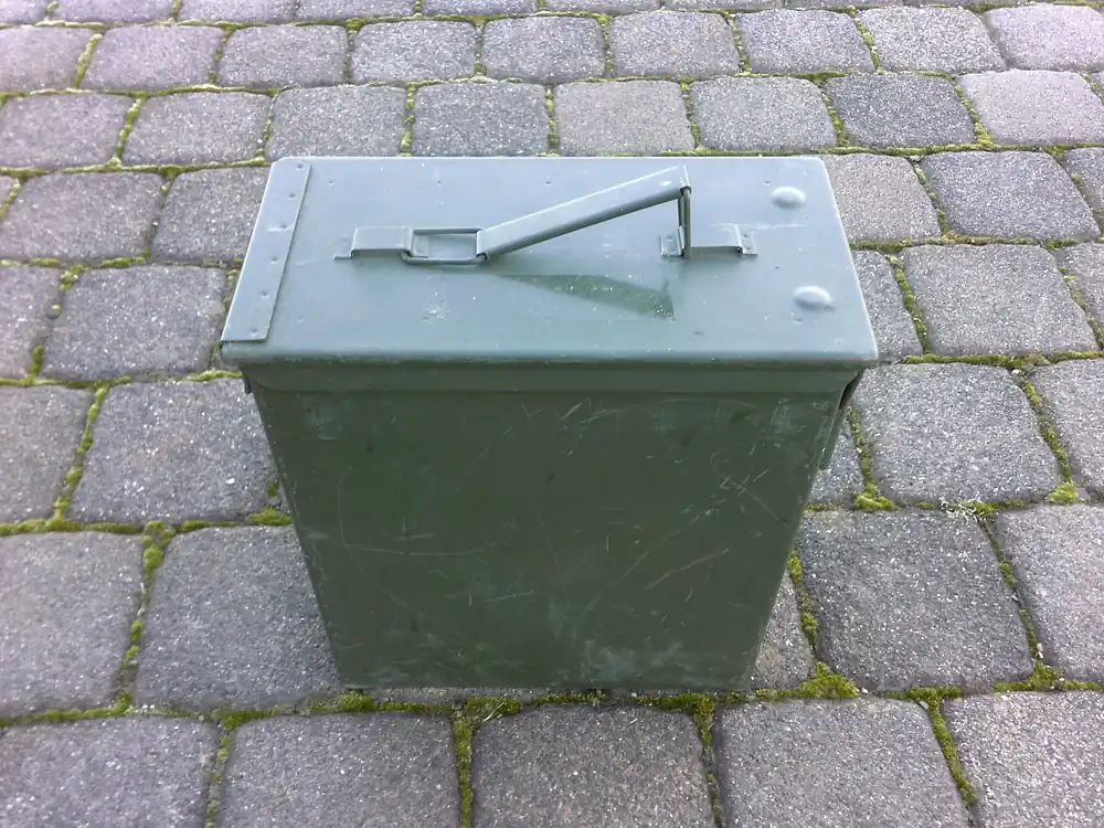 Stahlblech-Transportkiste 28 x 15 x 33 cm Expressversand