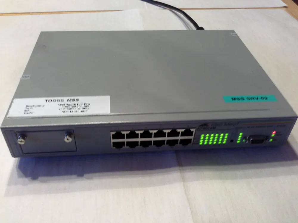 Billig Allied Telesyn AT-8012M 12 Port Netzwerk Switch