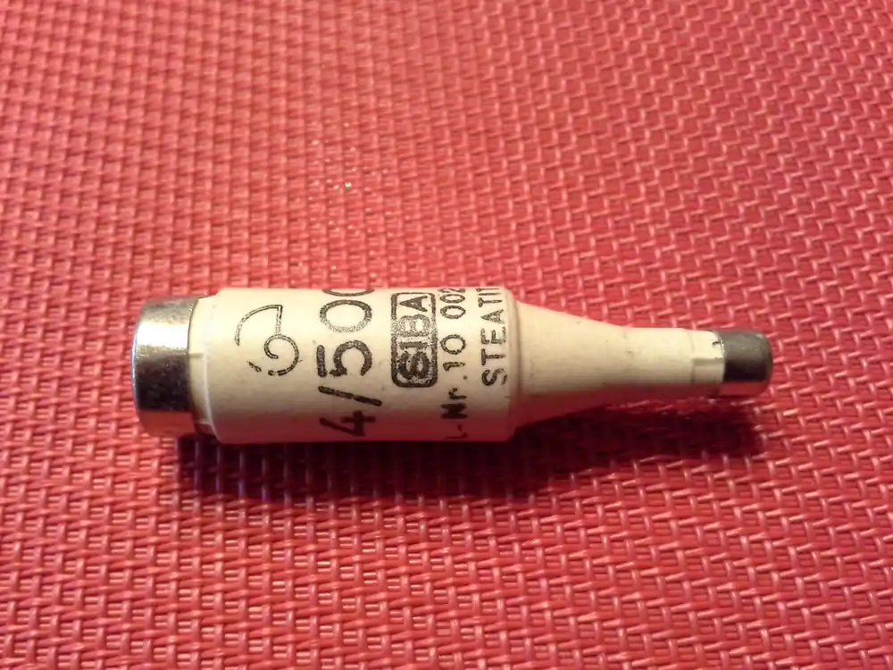 SIBA Patronen Sicherung 4A – 500V Geprüft