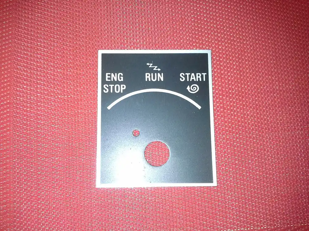 Markenprodukt Typenschild - Eng Stop/Run/Start für Hummer H1