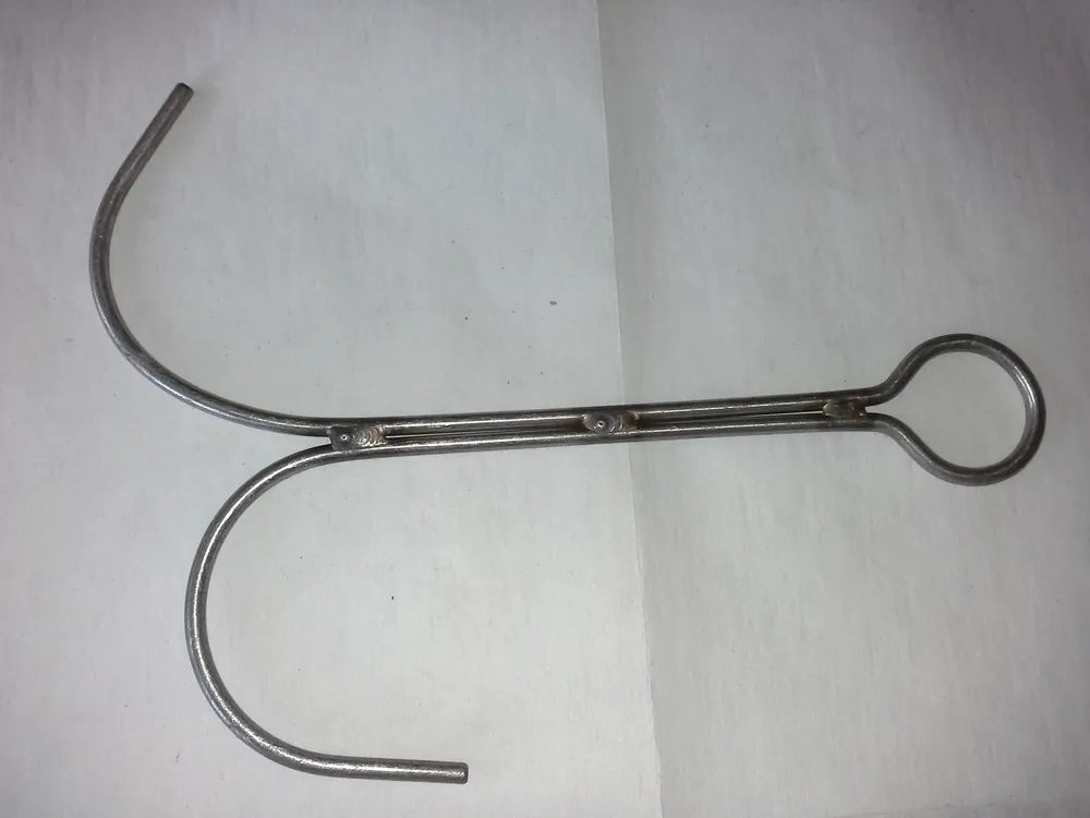 Doppelhaken rostfreier Edelstahl - Länge 30 cm Nur Heute