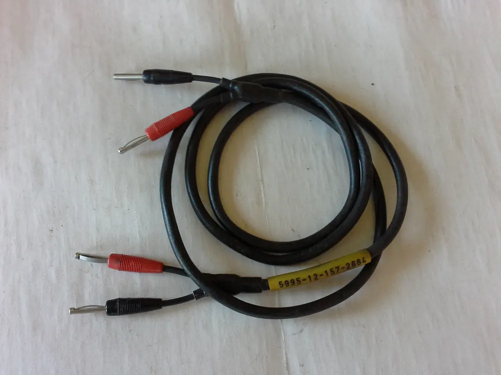 Top-Preis Verbindungskabel mit 2 x 2 Bananenstecker
