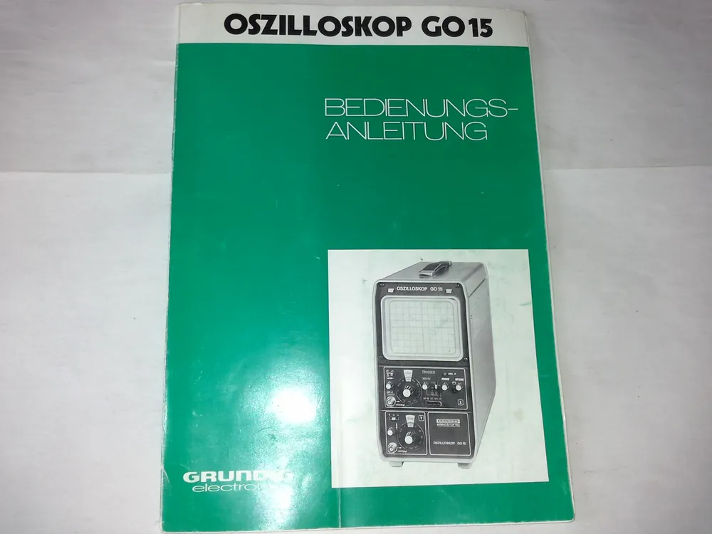 Neu Grundig Electronics Oszilloskop GO 15