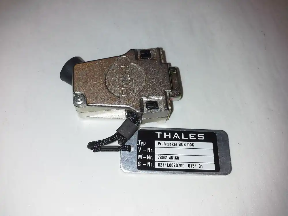 Thales Prüfstecker SUB D-9-S Letzte Chance